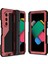 Samsung Galaxy Z Fold6 5g Alüminyum Alaşımlı+Silikon Kickstand Kapak (Yurt Dışından) 2