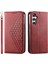 Samsung Galaxy M35 5g Buzağı Dokulu Pu Deri Telefon Kılıfı (Yurt Dışından) 1