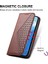 Samsung Galaxy M35 5g Buzağı Dokulu Pu Deri Telefon Kılıfı (Yurt Dışından) 5