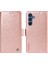 Samsung Galaxy M35 5g Kart Tutucu Litchi Doku Deri Telefon Kılıfı (Yurt Dışından) 1
