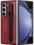 Samsung Galaxy Z Fold6 5g Retro Deri Kaplamalı Pc Telefon Kılıfı (Yurt Dışından) 4