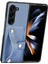 Samsung Galaxy Z Fold6 5g Karbon Fiber Doku Bileklik Pu Deri Telefon Arka Kapak (Yurt Dışından) 2