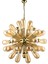 Kirpi 42 Kollu Bal Rengi Ampül Camlı Gold Sarkıt Avize, BS.7434-58-42 1
