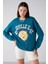 Mardı Oversize Petrol Yeşili Sweatshirt 1