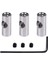 3x 3.17MM Ila 5mm Metal Şaft Sert Bağlayıcı Motor (Yurt Dışından) 2