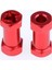 Eksenel SCX10 D90 Rc Için 12MM Tekerlek Ğ Uzatma Adaptörü Kırmızı -25MM (Yurt Dışından) 3