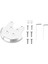 Metal Takviye Plakaları Motorlu 3 / Argent Için (Yurt Dışından) 1