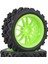 1:10 1:14 1:16 1:18 Rc Tekerlekler ve Wltoys 144001 124018 Için Tekerlek Jantları Yeşil (Yurt Dışından) 3