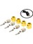 Dıy Dc Motor Tekerlekleri Lastikleri 8mm Için Evrensel Mafsal Şaft Bağlayıcı (Yurt Dışından) 5