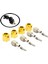 Dıy Dc Motor Tekerlekleri Lastikleri 11MM Için Evrensel Mafsal Şaft Bağlayıcı (Yurt Dışından) 4