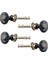4pcs Ukulele Sürtünme Mandalları Ukulele Gitar Için Ayar Makineleri 4 Dize Siyah (Yurt Dışından) 2