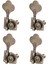 4x Bas Tuner Peg Makine Kafaları Tuner Ukulele Elektrik Bas Bas Gitar 4r Bronz (Yurt Dışından) 1