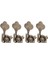 4x Bas Tuner Peg Makine Kafaları Tuner Ukulele Elektrik Bas Bas Gitar 4r Bronz (Yurt Dışından) 4