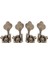 4x Bas Tuner Peg Makine Kafaları Tuner Ukulele Elektrik Bas Bas Gitar 2L2R Bronz (Yurt Dışından) 5