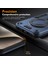 Anti-Düşme Telefon Kılıfı iPhone 14 Için Kılıf Dönebilen Kickstand Pc + Tpu Düşme Koruması Telefon Kapağı-Mavi (Yurt Dışından) 5