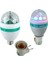 Osohome Renkli LED Döner Başlıklı Disko Topu Ampul Gece Lambası 3 Watt E27 Duylu Renkli Disco Ampul 2