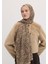 Tıny Leopar Desen Şal Kum 2