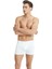 Erkek Pamuk Elastan Boxer Tender Cotton 9233 - Beyaz 3