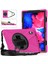 Darbeye Dayanıklı Silikon + Pc Kılıfı Lenovo Tab P11 TB-J606F Gül Kırmızı (Yurt Dışından) 1