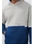 Taş Pamuklu Kalın Içi Tüylü Yumuşak Dokulu Comfort Fit Nakışlı Erkek Sweatshirt - 88417 2