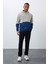 Taş Pamuklu Kalın Içi Tüylü Yumuşak Dokulu Comfort Fit Nakışlı Erkek Sweatshirt - 88417 3