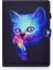 Lenovo Tab M10 Hd Renkli Desenli Deri Kılıf Süper Kedi (Yurt Dışından) 3