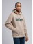 Gregory Erkek Kapüşonlu Sweatshirt Bej 2