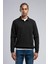 Sirius Erkek Polo Yaka Sweatshirt Siyah 4