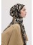 Floral Paısley Desen Şal Siyah 4
