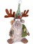 Yeşil Gri Geyik Noel Dekor 40cm 1