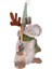 Yeşil Gri Geyik Noel Dekor 40cm 2