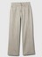 Kadın Gri High Rise Wide-Leg Jean Pantolon 2