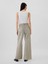 Kadın Gri High Rise Wide-Leg Jean Pantolon 5