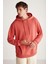Palmer Erkek Baskılı Oversize Fit Içi Polarsız Nar Çiçeği Sweatshirt 2