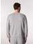 Antrasit Melanj Erkek Bisiklet Yaka Basic Fit Melanj Sweatshirt D4WM-SWT3355 5
