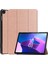 Custer Saf Renkli Tablet Kılıfı Lenovo Tab M10 3. Nesil / TB328FU Pembe Altın (Yurt Dışından) 1