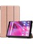 Lenovo Tab M8 3. Nesil Pembe Altın Için Custer Texture Deri Kılıf (Yurt Dışından) 1