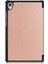 Lenovo Tab M8 3. Nesil Pembe Altın Için Custer Texture Deri Kılıf (Yurt Dışından) 3