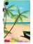 Lenovo Tab M10 Plus Renkli Desenli Deri Kılıf Plaj Için (Yurt Dışından) 4