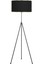 Noa Siyah Kaplama Tripod Boyu Ayarlanabilir Metal Lambader - Gold Şeritli Siyah 1