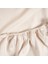 Solıd 300 Tc Queen Sıze %100 Pamuk Saten Lastikli Çarşaf 180x200 + 35 Cm Krem 5