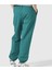 Solo Swoosh Fleece Pant Pamuklu Bol Kesim Yüksek Bel Kadın Eşofman Altı Yeşil 2