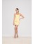 Premium straplez mini elbise 3