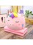 40 cm Sevimli Yuvarlak Unicorn Peluş Yastık (Yurt Dışından) 4