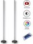 Rgb LED Lambader 150 cm Kumandalı Çiftli Set 1