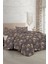 Çift Kişilik Sık Dokuma Pamuk Saten 3D Özel Tasarım Retro Flowers Luxury Nevresim Takımı 1