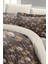 Çift Kişilik Sık Dokuma Pamuk Saten 3D Özel Tasarım Retro Flowers Luxury Nevresim Takımı 5