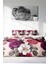 Çift Kişilik Lastikli Çarşaflı Pamuk Saten Flower Dream Nevresim Takımı 1