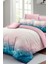 Çift Kişilik Lastikli Çarşaflı Pamuk Saten Soft Blue Luxury Nevresim Takımı 1