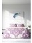 Çift Kişilik Sık Dokuma Pamuk Saten 3D Özel Tasarım Pink Damask Nevresim Takımı 3